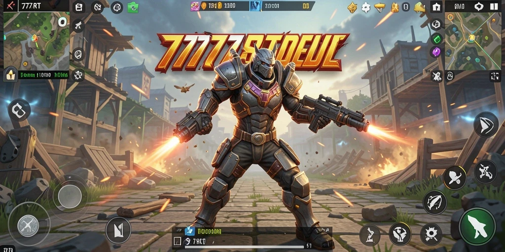 Gameplay Battle Royale yang mendebarkan di 777RT.