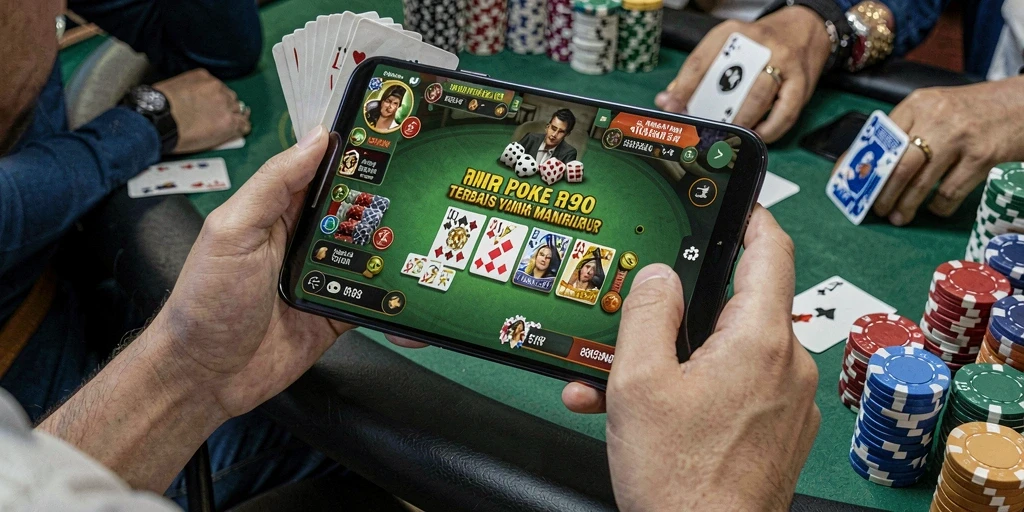 Tampilan gameplay Poker menarik di 898A dengan dealer profesional.
