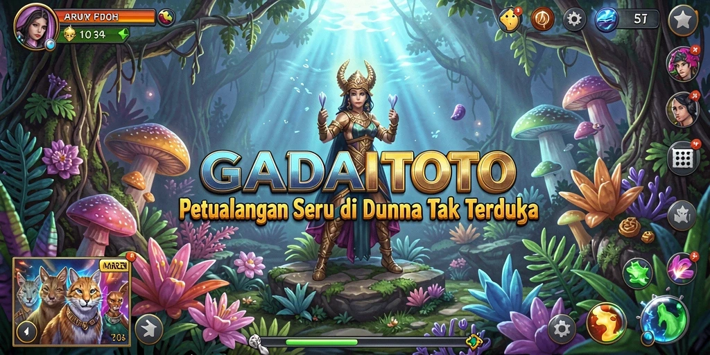 Tangkapan layar GADAITOTO menampilkan aksi petualangan yang mendebarkan.