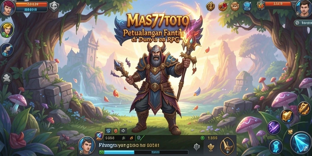 Tangkapan layar gameplay MAS77TOTO dengan pertempuran yang memukau.