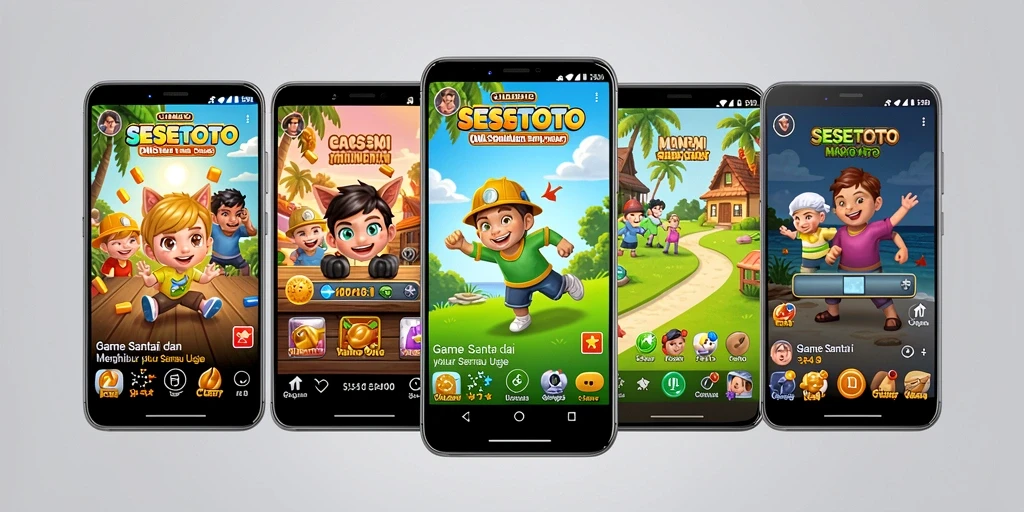 Screenshot menampilkan gameplay SESETOTO yang menghibur dan santai.