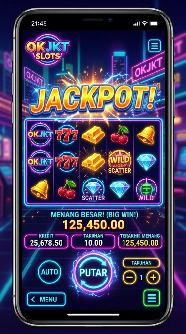 Screenshot aplikasi okjkt menampilkan antarmuka yang intuitif untuk pengguna.
